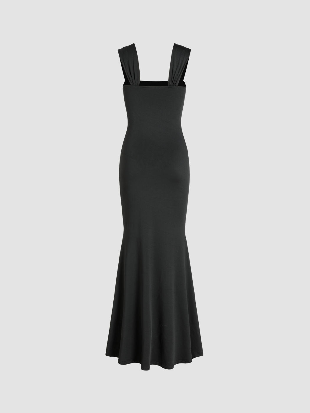2025 New Arrival bodycon square - neck vest dress sxy slimming long fishtail dress - Negative Apparel