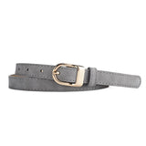 2025 new women's Korean fashion belt student jeans decorative thin belt - Negative Apparel