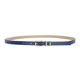 2025 summer Korean style small fresh dress decorative thin belt ladies fashion simple pin buckle belt female - Negative Apparel