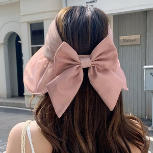 Hat for women summer small fresh sweet mesh empty top hat new outdoor travel bow sun hat - Negative Apparel