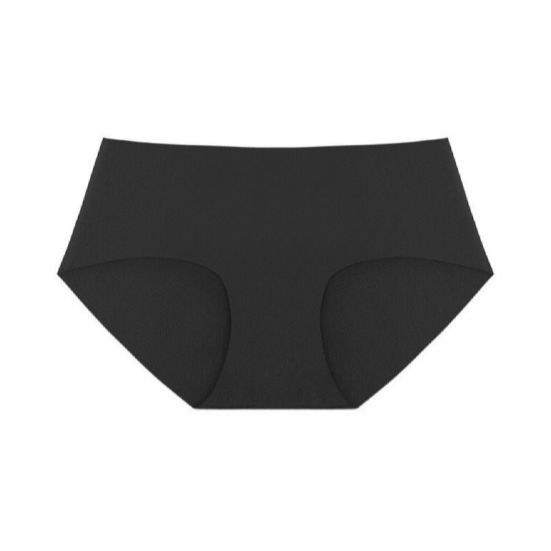 Korean seamless panties for women antibacterial low waist hip wrap simple nude comfortable women's briefs panties - Negative Apparel