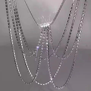 Leg chain jewelry exaggerated diamond chain jewelry - Negative Apparel