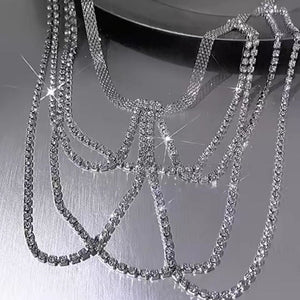 Leg chain jewelry exaggerated diamond chain jewelry - Negative Apparel