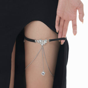 Leg chain jewelry exaggerated diamond chain jewelry - Negative Apparel