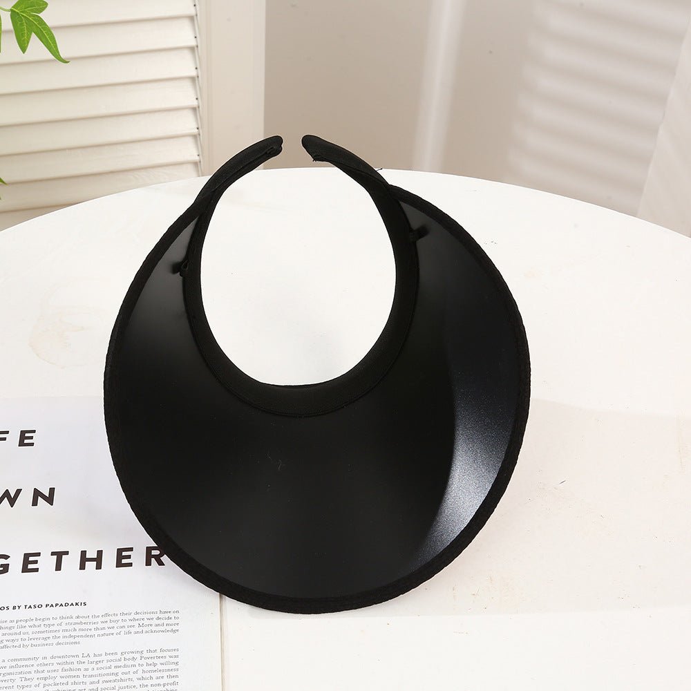 New style women's sun hat with letters sun protection hollow top hat outdoor travel sports hat spot wholesale and dispatch - Negative Apparel