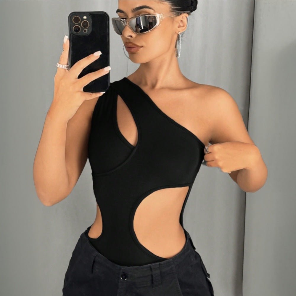 Summer new women's tapered bodysuit - Negative Apparel