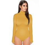Winter long - sleeved high - neck body tight jumpsuit - Negative Apparel