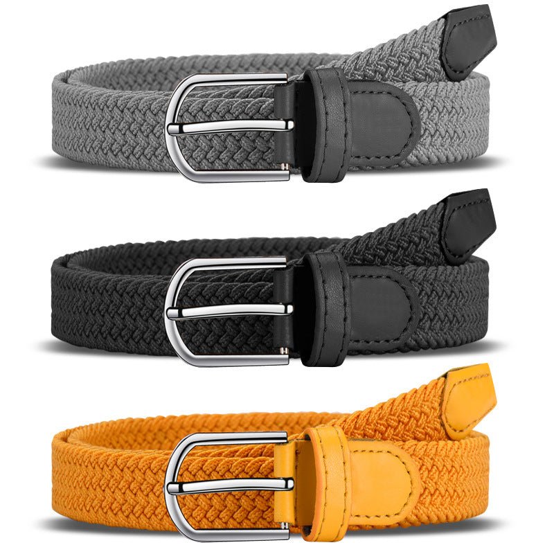 Women's Korean style fashion elastic elastic braided belt unisex student versatile decorative belt - Negative Apparel