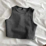 Women's summer cami bm style high waist slim fit short sleeveless bottoming female - Negative Apparel